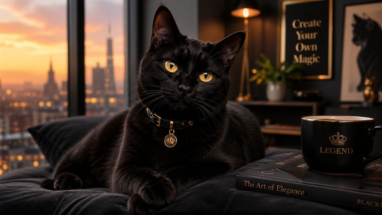 Nama Kucing Hitam yang Keren, Unik, Tidak Seram